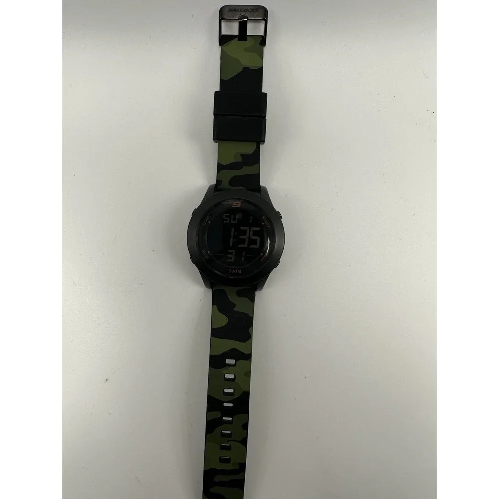 Skechers SR5144 Rosencrans New Battery Digital‎ Mens Watch 46MM 8